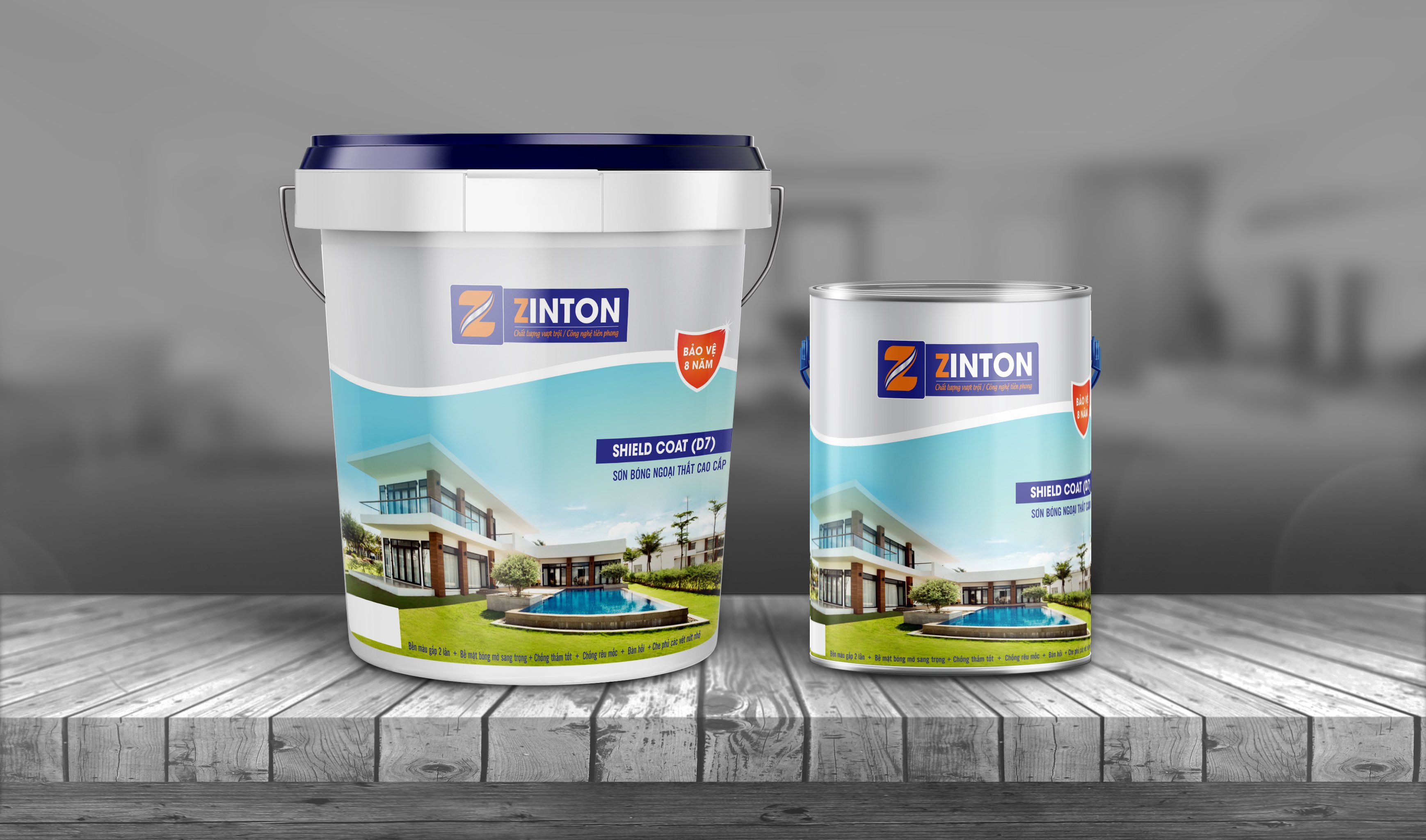 Sơn bóng ngoại thất cao cấp